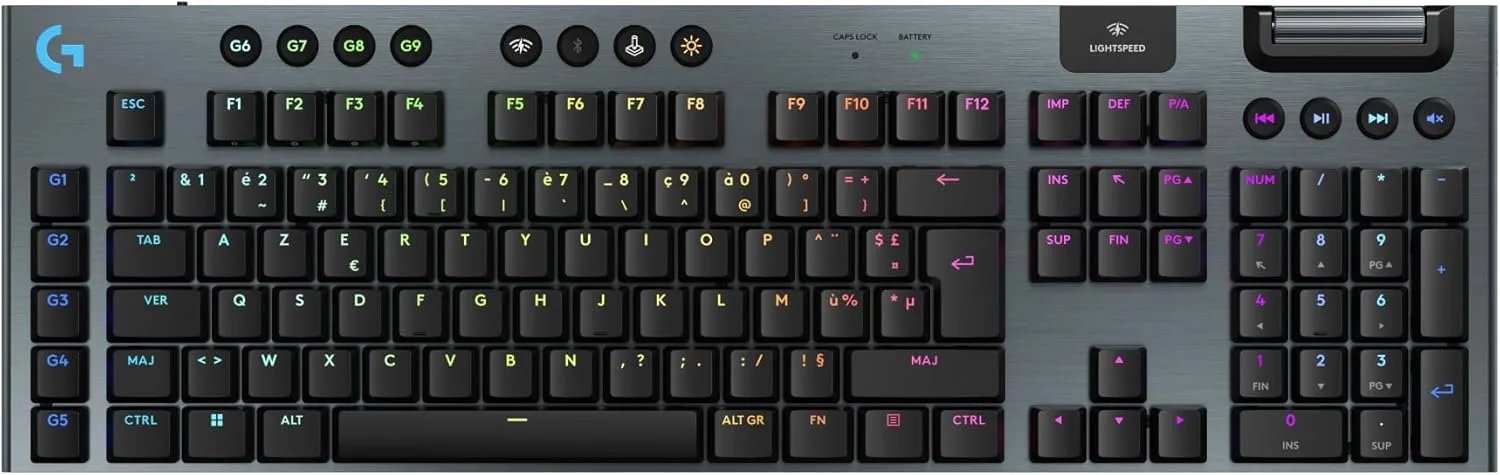 Logitech G 915 LIGHTSPEED Mechanical Wireless Gamer Keyboard