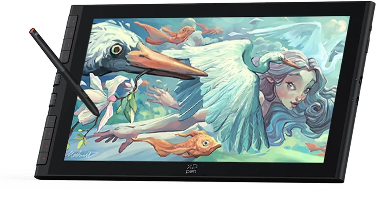 XPPen Artist 16 3rd (2026 Edition) - 15.4 Inch Screen Drawing Graphic Tablet with X-Dial Wheel, 8 Shortcuts, X4 16k Stylus (16384) Levels for Illustrators Designers Art Students