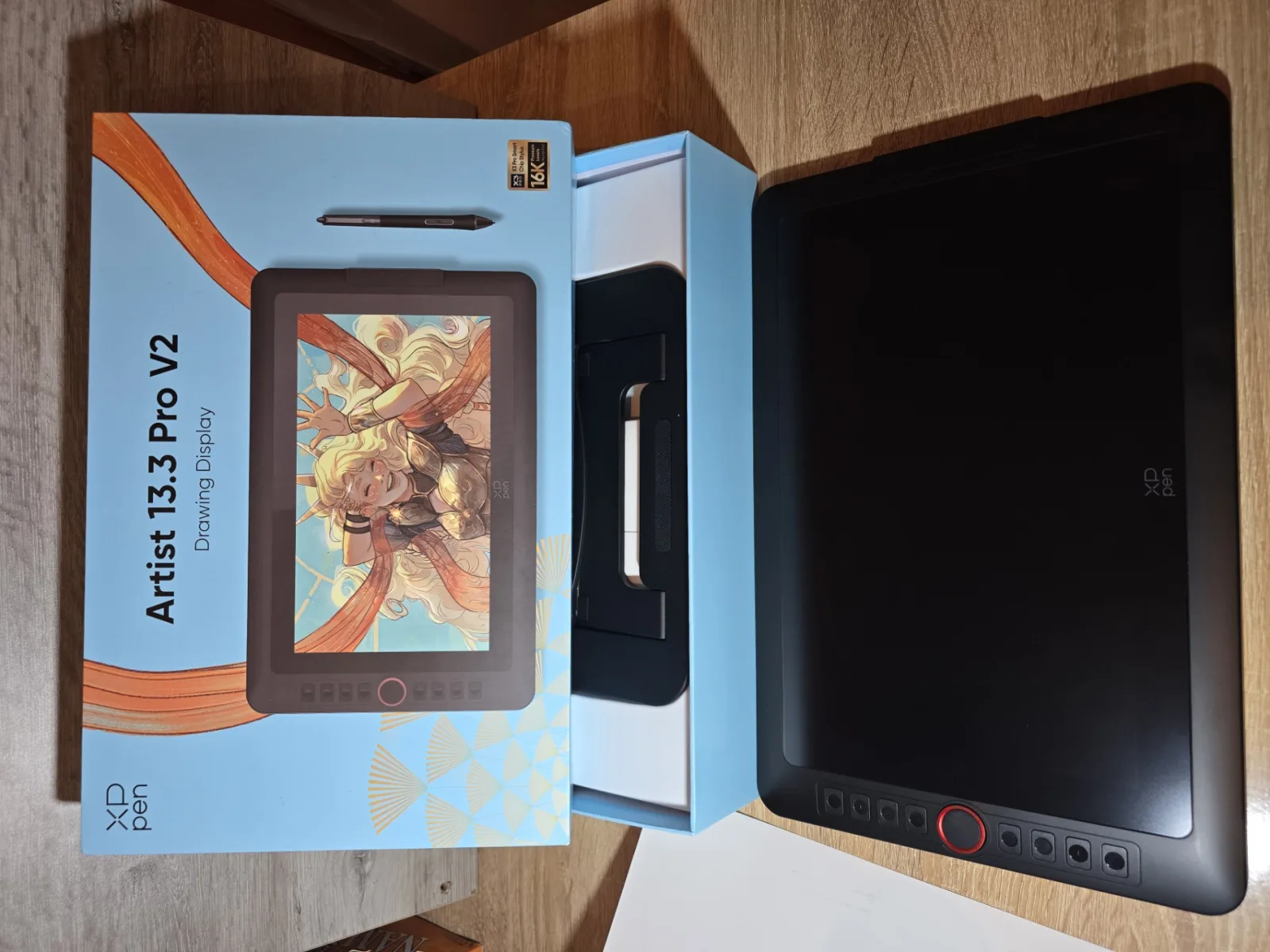 XP-Pen Artist Pro 13.3 V2 Tablette Graphique Full HD 13,3" Stylet X3 Pro 16K
