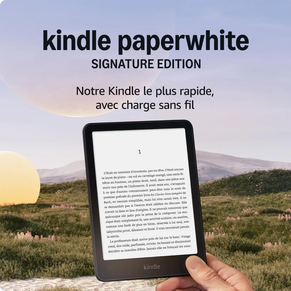 Kindle Paperwhite 12th Signature Edition 32 Go (12 Génération) Liseuse Premium Étanche