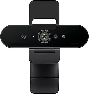 Logitech Brio 4K Webcam Ultra HD Professionnelle avec HDR & Windows Hello